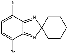 Spiro[2H-benzimidazole-2,1'-cyclohexane], 4,7-dibromo- Structural