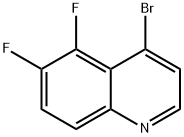 Quinoline, 4-bromo-5,6-difluoro- Structural