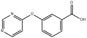 Benzoic acid, 3-(4-pyrimidinyloxy)- Structural