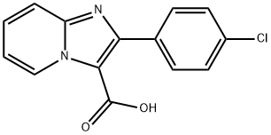 Imidazo[1,2-a]pyridine-3-carboxylic acid, 2-(4-chlorophenyl)- Structural