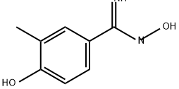 N',4-dihydroxy-3-methylbenzene-1-carboximidamide Structural
