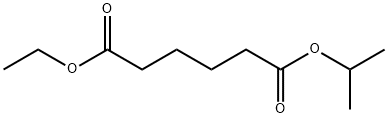 Hexanedioic acid, ethyl 1-methylethyl ester Structural
