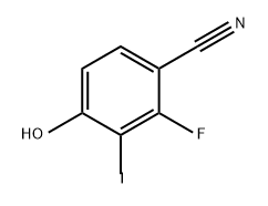 Benzonitrile, 2-fluoro-4-hydroxy-3-iodo- Structural