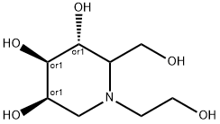 rel-(3R,4R,5R)-1-(2-Hydroxyethyl)-2-(hydroxymethyl)-3,4,5-piperidinetriol Structural