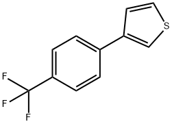 Thiophene, 3-[4-(trifluoromethyl)phenyl]- Structural