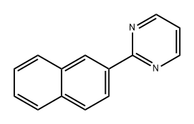 Pyrimidine, 2-(2-naphthalenyl)- Structural