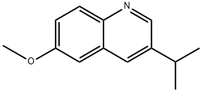 Quinoline, 6-methoxy-3-(1-methylethyl)- Structural