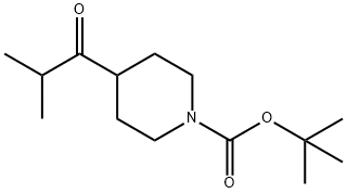 tert-butyl
4-(2-methylpropanoyl)piperidine-1-carboxylate Structural