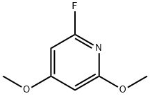 Pyridine, 2-fluoro-4,6-dimethoxy- Structural