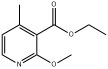 Ethyl 2-methoxy-4-methylnicotinate Structural