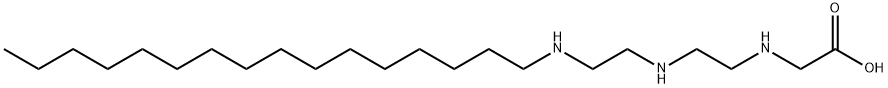 Glycine, N-[2-[[2-(hexadecylamino)ethyl]amino]ethyl]- Structural