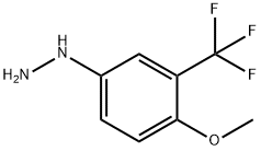 Hydrazine, [4-methoxy-3-(trifluoromethyl)phenyl]- Structural