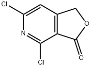Furo[3,4-c]pyridin-3(1H)-one, 4,6-dichloro- Structural
