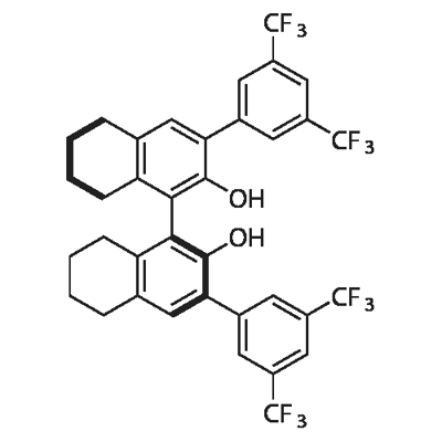 S-3,3'-bis(3,5-bis(trifluoroMethyl)phenyl)-5,5',6,6',7,7',8,8'-octahydro-1,1'-bi-2,2'-naphthol Structural