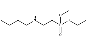 Phosphonic acid, P-[2-(butylamino)ethyl]-, diethyl ester Structural