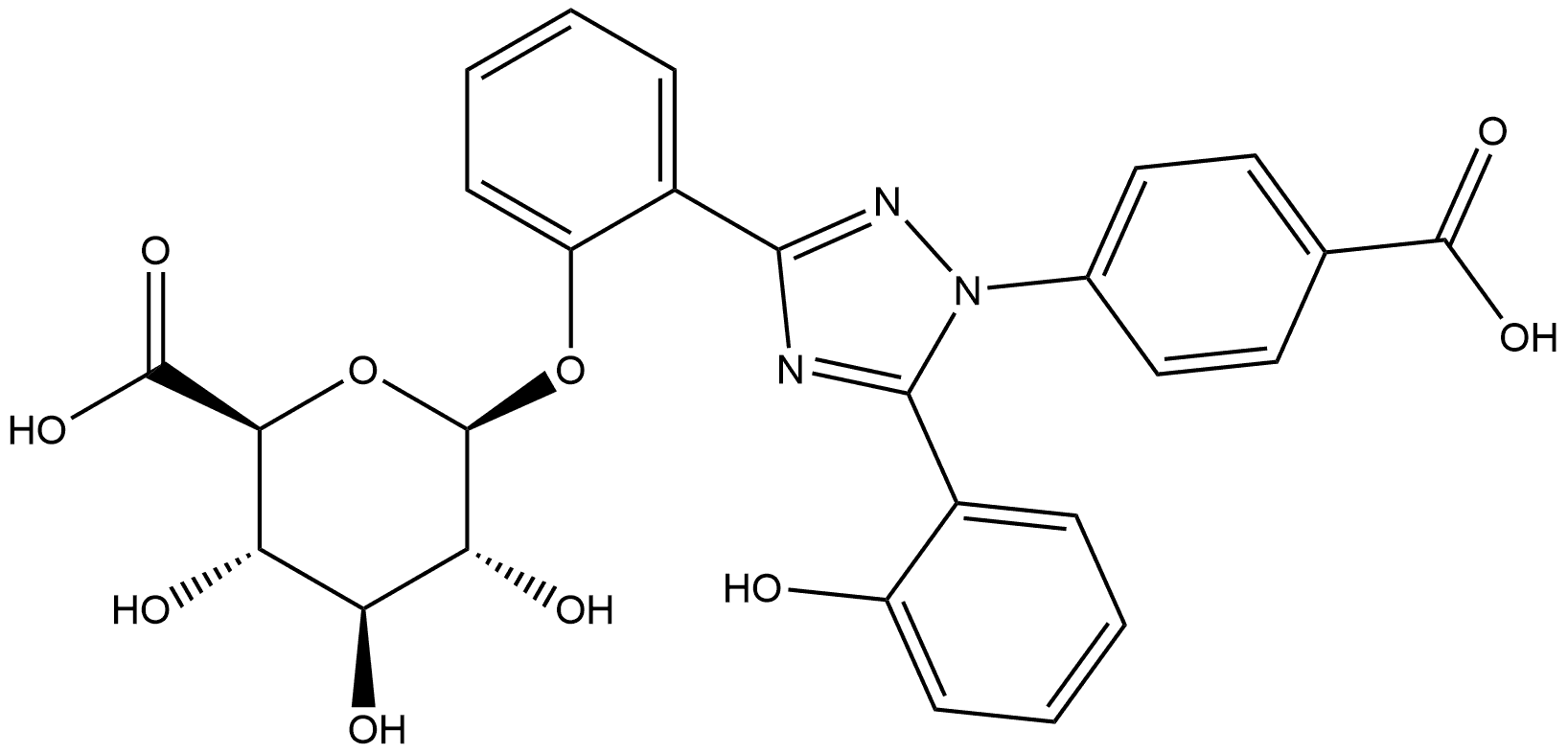 Deferasirox 2-Glucuronide Structural