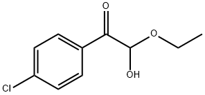 Ethanone, 1-(4-chlorophenyl)-2-ethoxy-2-hydroxy- Structural