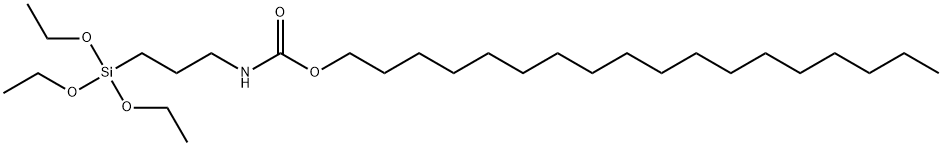 Octadecyl (3-(triethoxysilyl)propyl)carbamate Structural