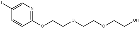Ethanol, 2-[2-[2-[(5-iodo-2-pyridinyl)oxy]ethoxy]ethoxy]- Structural
