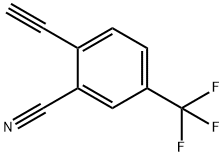 Benzonitrile, 2-ethynyl-5-(trifluoromethyl)- Structural