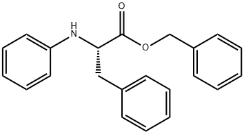 L-Phenylalanine, N-phenyl-, phenylmethyl ester Structural