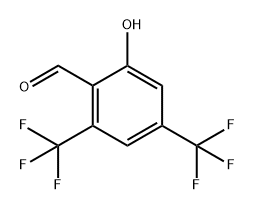 Benzaldehyde, 2-hydroxy-4,6-bis(trifluoromethyl)- Structural