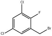 Benzene, 1-(bromomethyl)-3,5-dichloro-2-fluoro- Structural