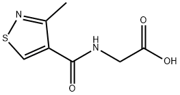 Glycine, N-[(3-methyl-4-isothiazolyl)carbonyl]- Structural