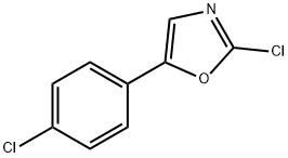 Oxazole, 2-chloro-5-(4-chlorophenyl)- Structural