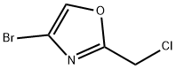 Oxazole, 4-bromo-2-(chloromethyl)- Structural