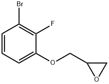 Oxirane, 2-[(3-bromo-2-fluorophenoxy)methyl]- Structural