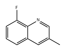 Quinoline, 8-fluoro-3-methyl- Structural