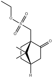 Bicyclo[2.2.1]heptane-1-methanesulfonic acid, 7,7-dimethyl-2-oxo-, ethyl ester, (1R,4S)- Structural