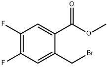Benzoic acid, 2-(bromomethyl)-4,5-difluoro-, methyl ester Structural