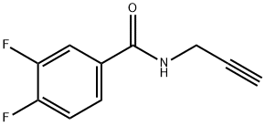 Benzamide, 3,4-difluoro-N-2-propyn-1-yl- Structural