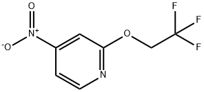 Pyridine, 4-nitro-2-(2,2,2-trifluoroethoxy)- Structural