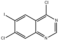 Quinazoline, 4,7-dichloro-6-iodo- Structural