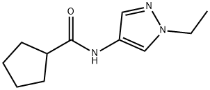 Cyclopentanecarboxamide, N-(1-ethyl-1H-pyrazol-4-yl)-