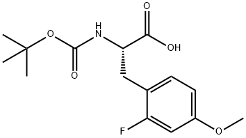 Tyrosine, N-[(1,1-dimethylethoxy)carbonyl]-2-fluoro-O-methyl- Structural