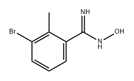Benzenecarboximidamide, 3-bromo-N-hydroxy-2-methyl- Structural