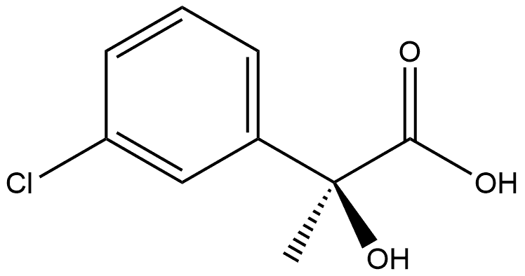 S-( )-2-(3-Chlorophenyl)-2-hydroxypropanoic acid S-( )-2-(3-Chlorophenyl)-2-hydroxypropanoic acid Structural