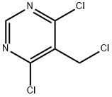 Pyrimidine, 4,6-dichloro-5-(chloromethyl)- Structural