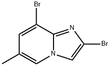 Imidazo[1,2-a]pyridine, 2,8-dibromo-6-methyl- Structural