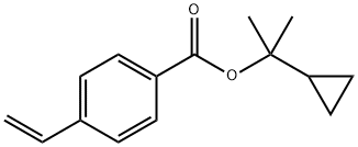 Benzoic acid, 4-ethenyl-, 1-cyclopropyl-1-methylethyl ester Structural