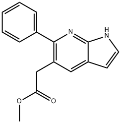 Methyl 6-phenyl-1H-pyrrolo[2,3-b]pyridine-5-acetate