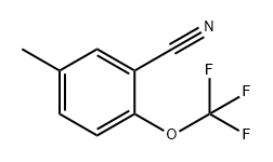 Benzonitrile, 5-methyl-2-(trifluoromethoxy)- Structural