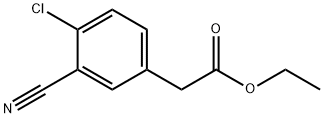 Ethyl 4-chloro-3-cyanophenylacetate Structural