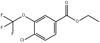 Ethyl 4-chloro-3-(trifluoromethoxy)benzoate Structural