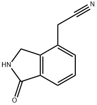 Isoindolin-1-one-4-acetonitrile Structural