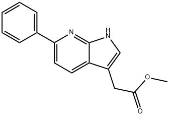 Methyl 6-phenyl-1H-pyrrolo[2,3-b]pyridine-3-acetate